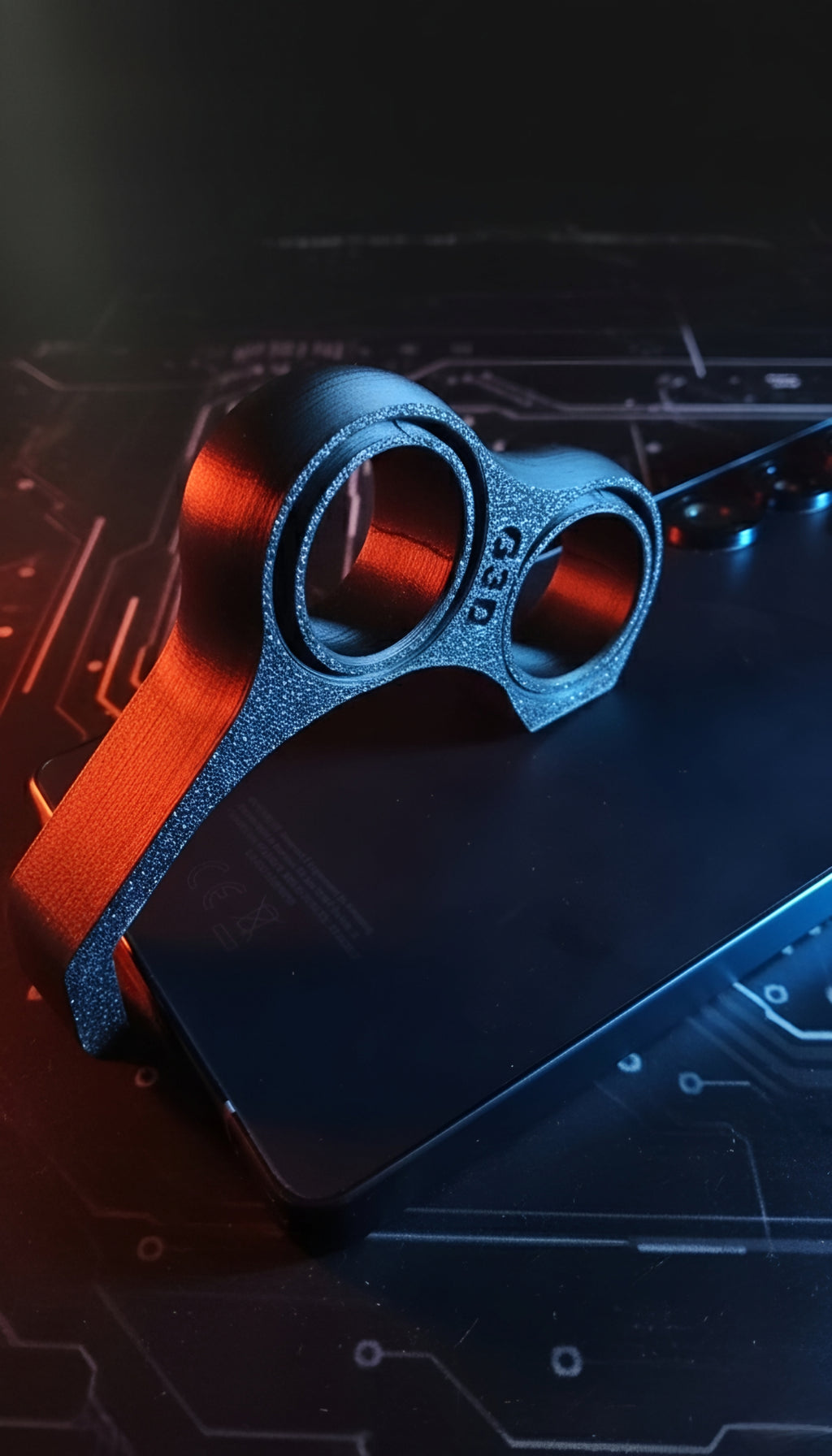 The Oros Vibes Grip-Relief Rest | Ergonomic Phone Holder to Eliminate Pinky Strain