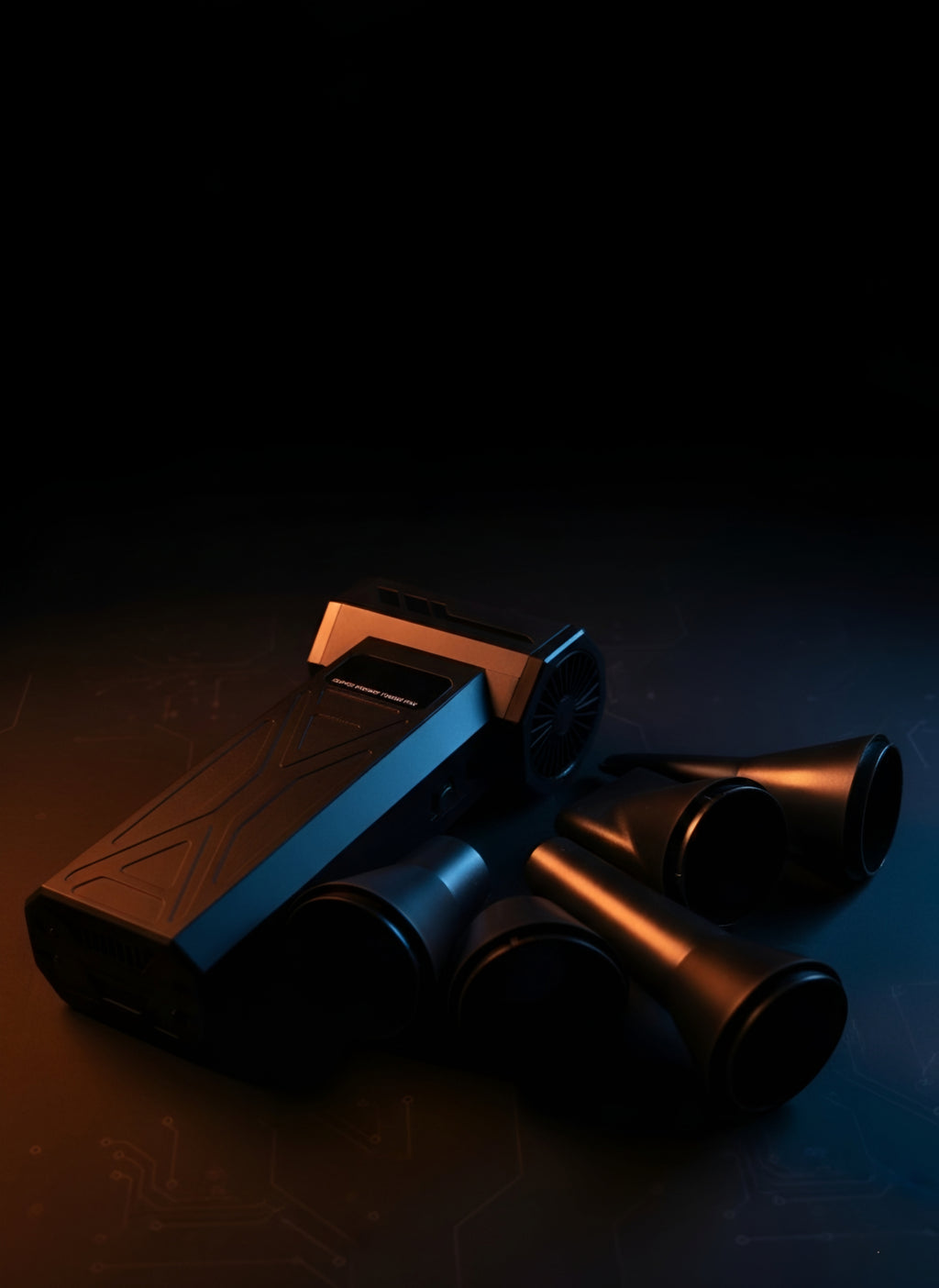 The Oros Vibes Hurricane Turbo Duster | 130,000 RPM Air Blower for Keyboards, PCs & Braais