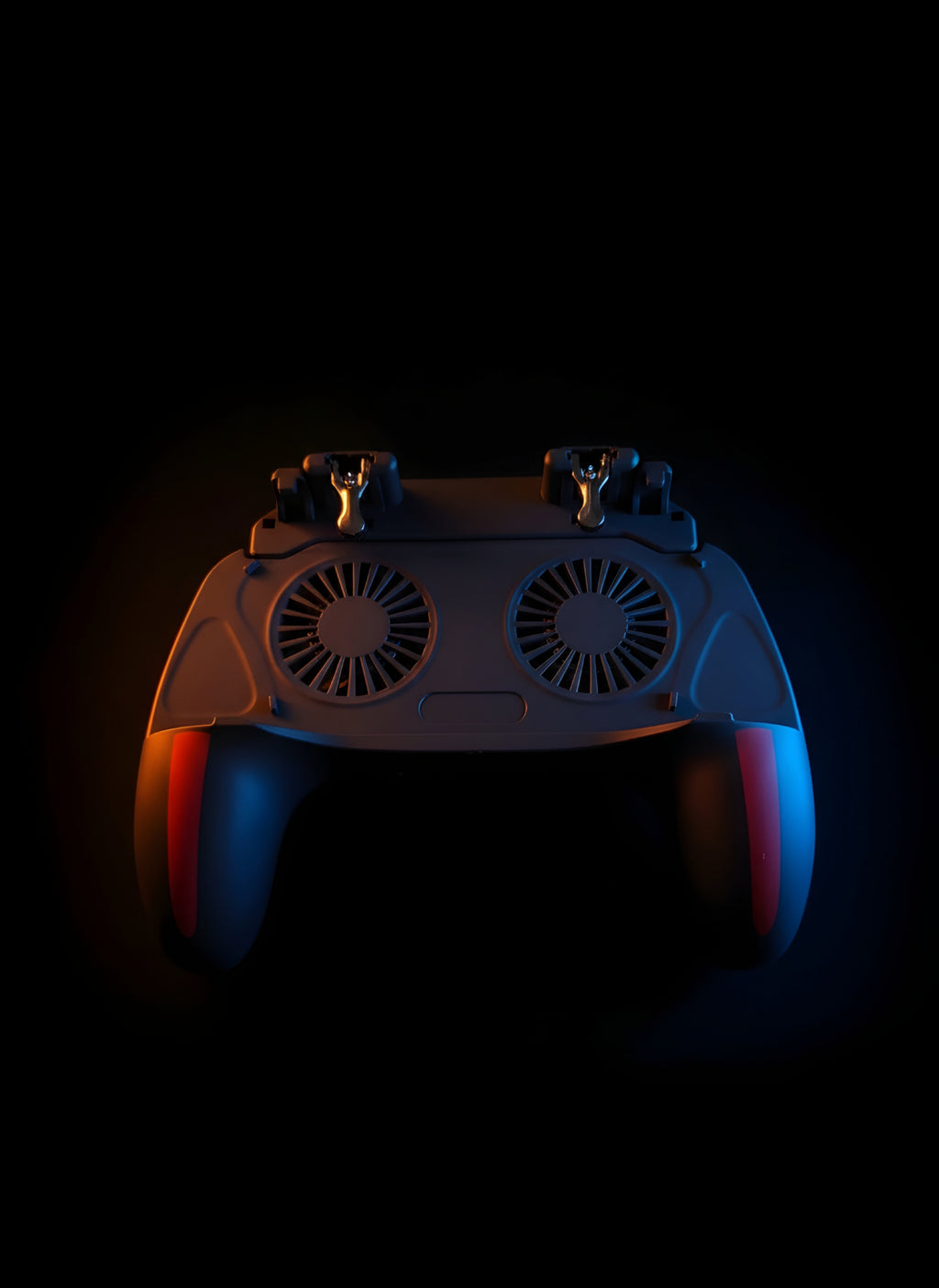 The Oros Vibes Glacier Dual-Fan Grip | 3-in-1 Controller, Cooler, and Power-Booster