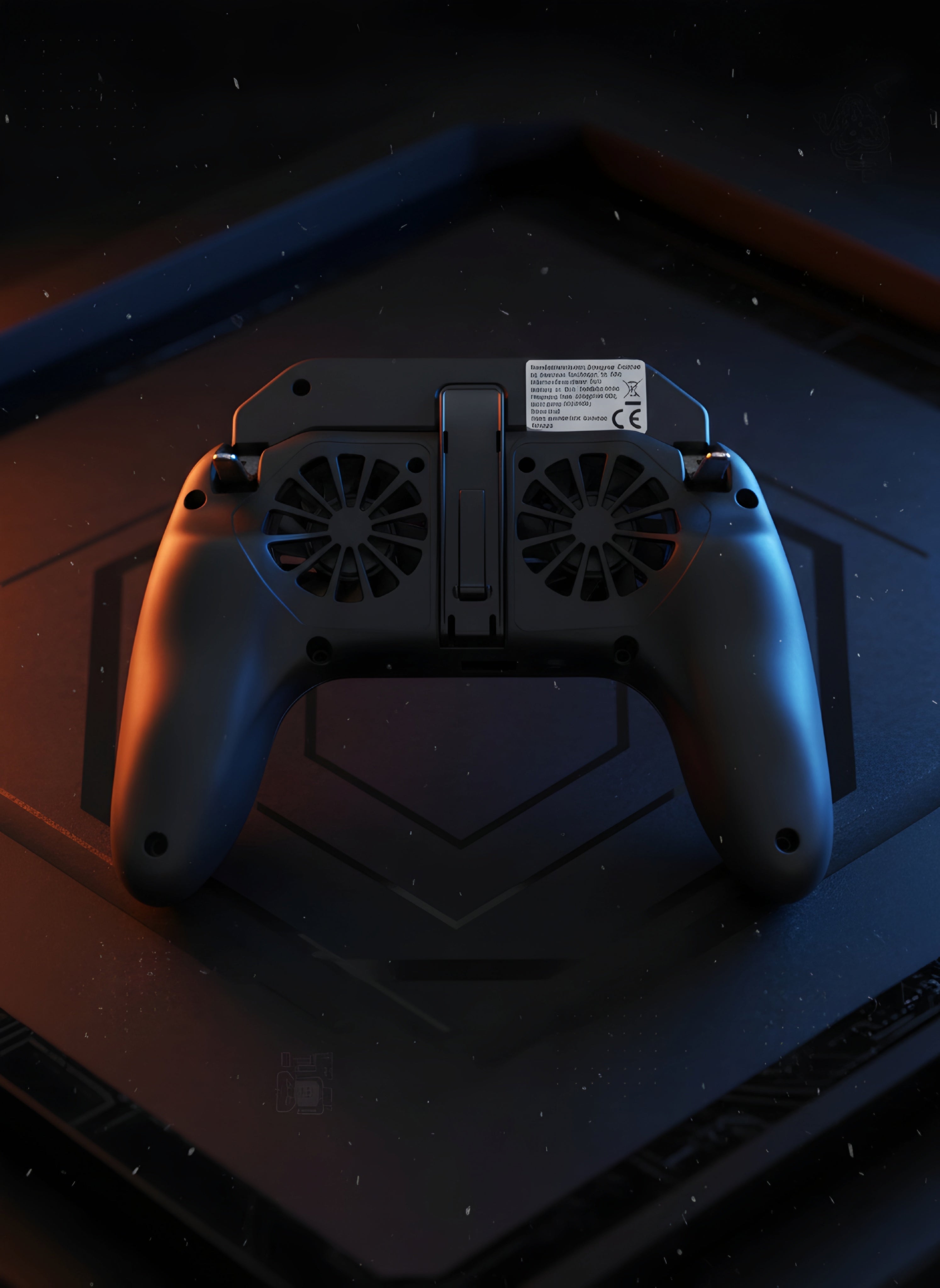 The Oros Vibes Glacier Dual-Fan Grip | 3-in-1 Controller, Cooler, and Power-Booster